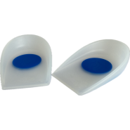 Deramed silicone heelcup central dot