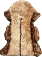 Schapenvacht 3-lines 110x65cm Schweiz camel "11402" #
