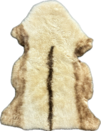 Schapenvacht 3-lines 115x70cm Schweiz beige "11403" #