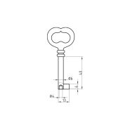 Basi meubelsleutel 2913-B-40 #