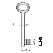 Basi baardsleutel 2090-1 1st #