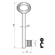 Basi baardsleutel 2090-10.5 1st #