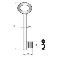 Basi baardsleutel 2090-10 1st #