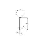 Basi meubelsleutel 2918-M-40 #