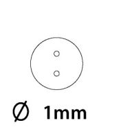 Perforatie naald nr.1 (2x1mm) #