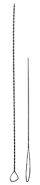 Stalen borstels 0.4x100 gedraaid