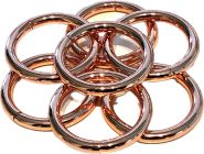 Gelaste ring rosé goud