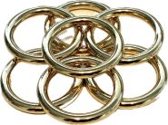 Gelaste ring goud (messing)