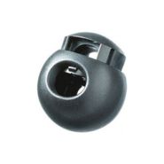 Veterstop pvc zwart 'bol'