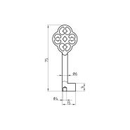 Basi Kastsleutel 2237-75 #