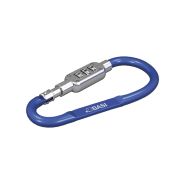 Karabijnhaak met cijfercode blauw 0006-0104-1300 #