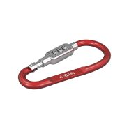 Karabijnhaak met cijfercode rood 0006-0104-1400 #