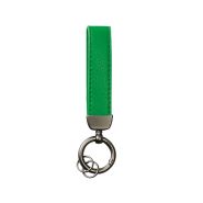 Sleutelhanger 0006-0650 Kunstleer band groen #