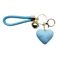 Sleutelhanger 0006-0106 Hart + PVC band l.blauw #