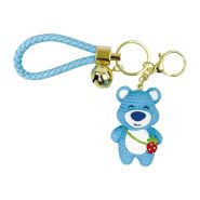 Sleutelhanger 0006-0110 Beer + PVC band blauw #