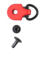Veterlussen 490-33 zwart/rood 20st
