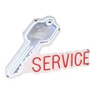 LED reclame "sleutelservice" BASI LOGO #