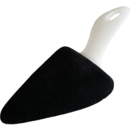 SL Velours lepelspanner spits zwart