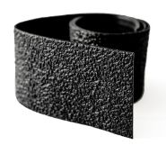 Rubber spatrand 5 x 74cm zwart Vitamin