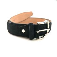 Sl Lorenzo ceintuur 35mm suède zwart #