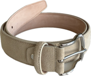 Lorenzo ceintuur 35mm suède 'beige' 0129 #