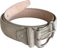 Lorenzo ceintuur 35mm suède 'beige' 0111 #