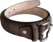 Lorenzo ceintuur 35mm suède bruin 03264 #