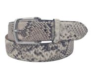Ceintuur "Pitone" naturel 40mm #