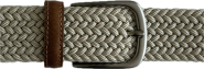Elastische stretchriem 35mm beige #