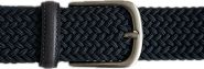 Elastische stretchriem 35mm blauw #