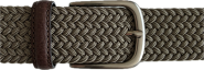 Elastische stretchriem 35mm taupe #