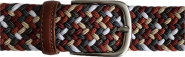 Elastische stretchriem 35mm multi nr.8 #