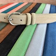 Yvonne dames riem 30mm suède #