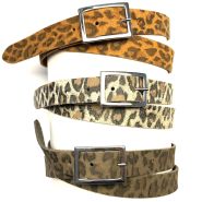Dames ceintuur "Leopard" 25mm #