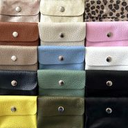 M&M leather fashion beursje + drukker #