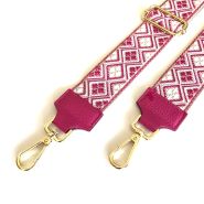 M&M leather fashion schouderband 049 goud #