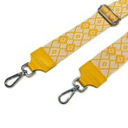 M&M leather fashion schouderband 083 zilver #