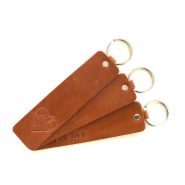 Southern sleutelhanger "nature" lang cognac #