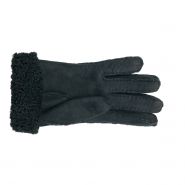 Schapenwollen handschoenen zwart