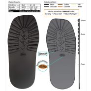 Andes langzool Orthopedic Giant zwart