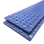 Vitamin hakrubber strook blauw 6mm 9cm