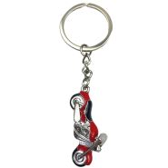 Sleutelhanger 0006-0018 Motor Rood #