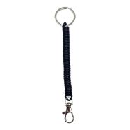 Sleutelhanger 0006-0553 Spiraalketting zwart #