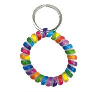 Sleutelhanger 0006-0554 Spiraalring multicolor #