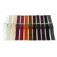 Horlogeband glad 28mm 61185C 11 wit #