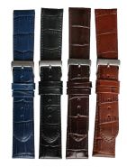 Horlogeband crocoprint 20mm 5149 XL 03 d. bruin #