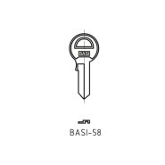 Sleutel t.b.v. hangslot 615W/615WH 30mm BASI-58 #