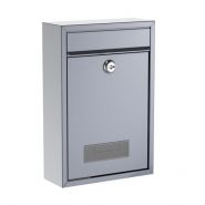 Basi brievenbus BK 100M staal/mat zilver 2170-1308 #