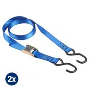 Basi spanband met klemgesp + S-haak LS4368 set 2st #