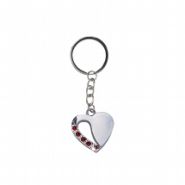 Sleutelhanger Half hart rood 0006-0574 #